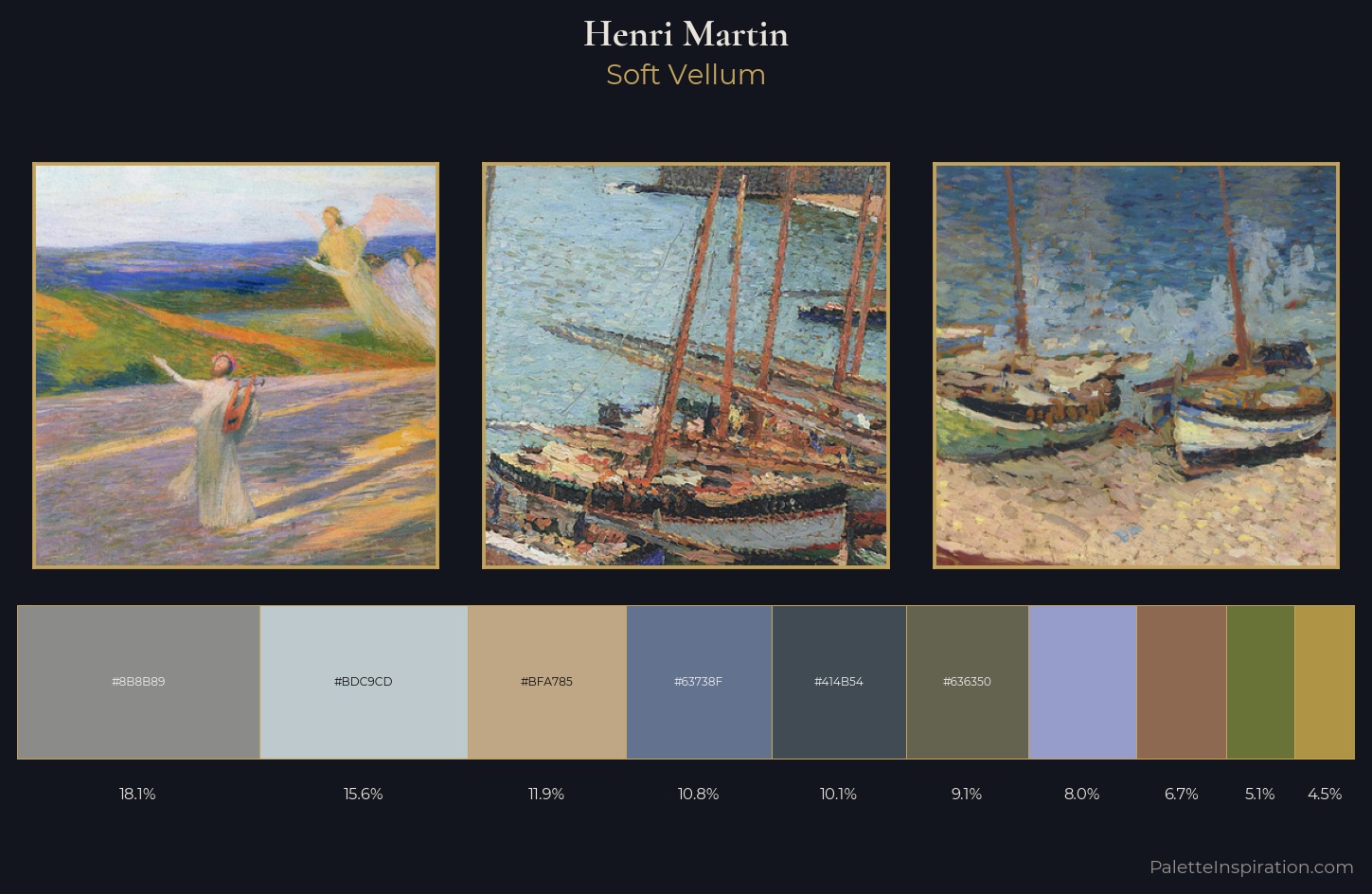 Henri Martin Palette 5 — Soft Vellum