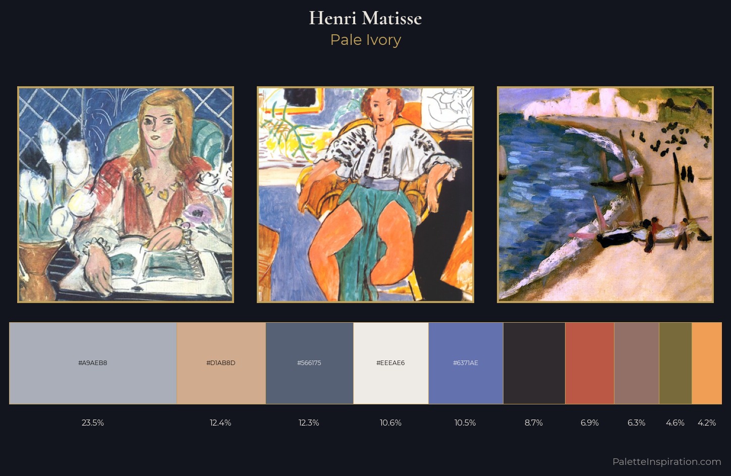 Henri Matisse Palette 9 — Pale Ivory