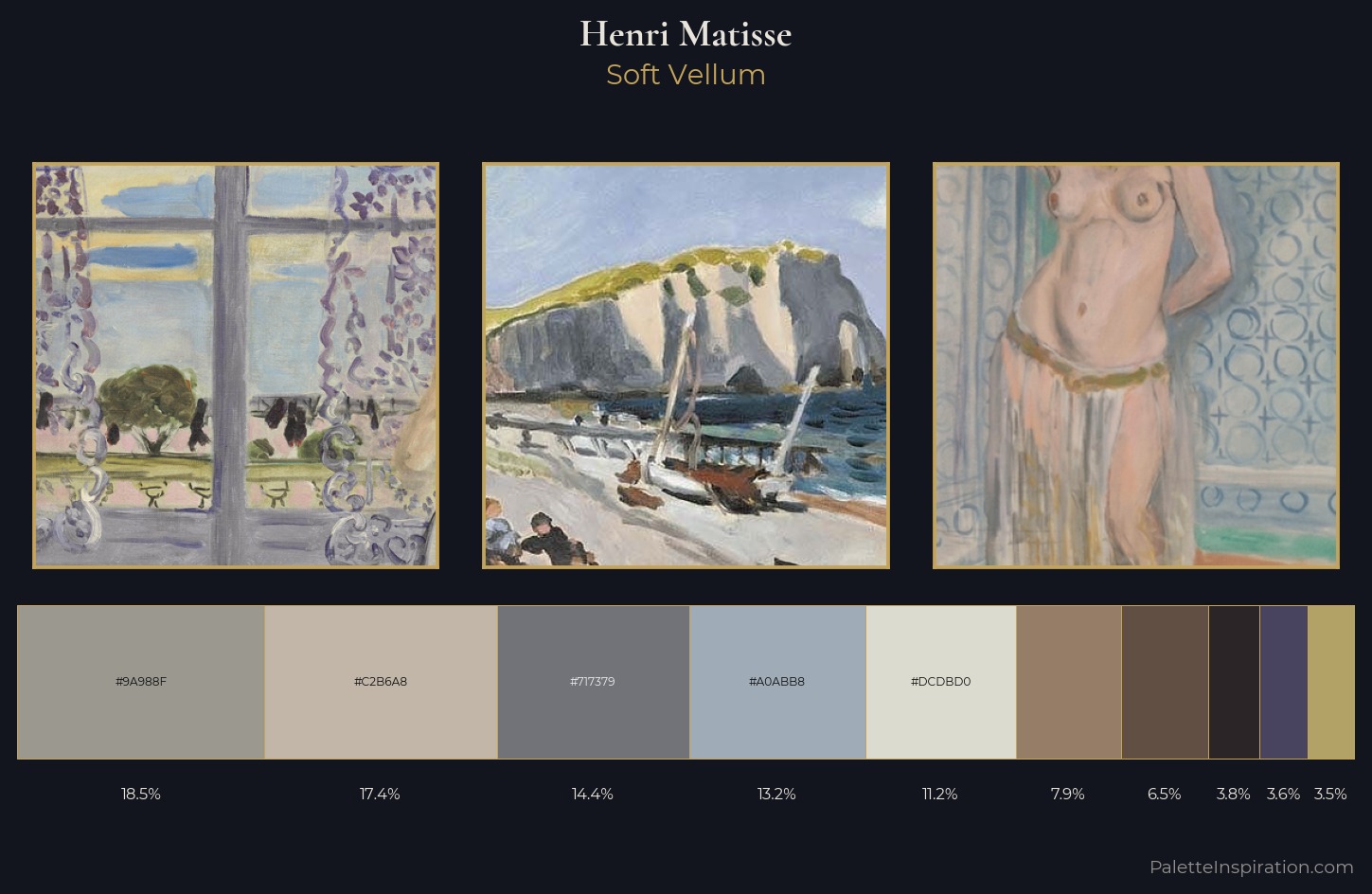 Henri Matisse Palette 13 — Soft Vellum