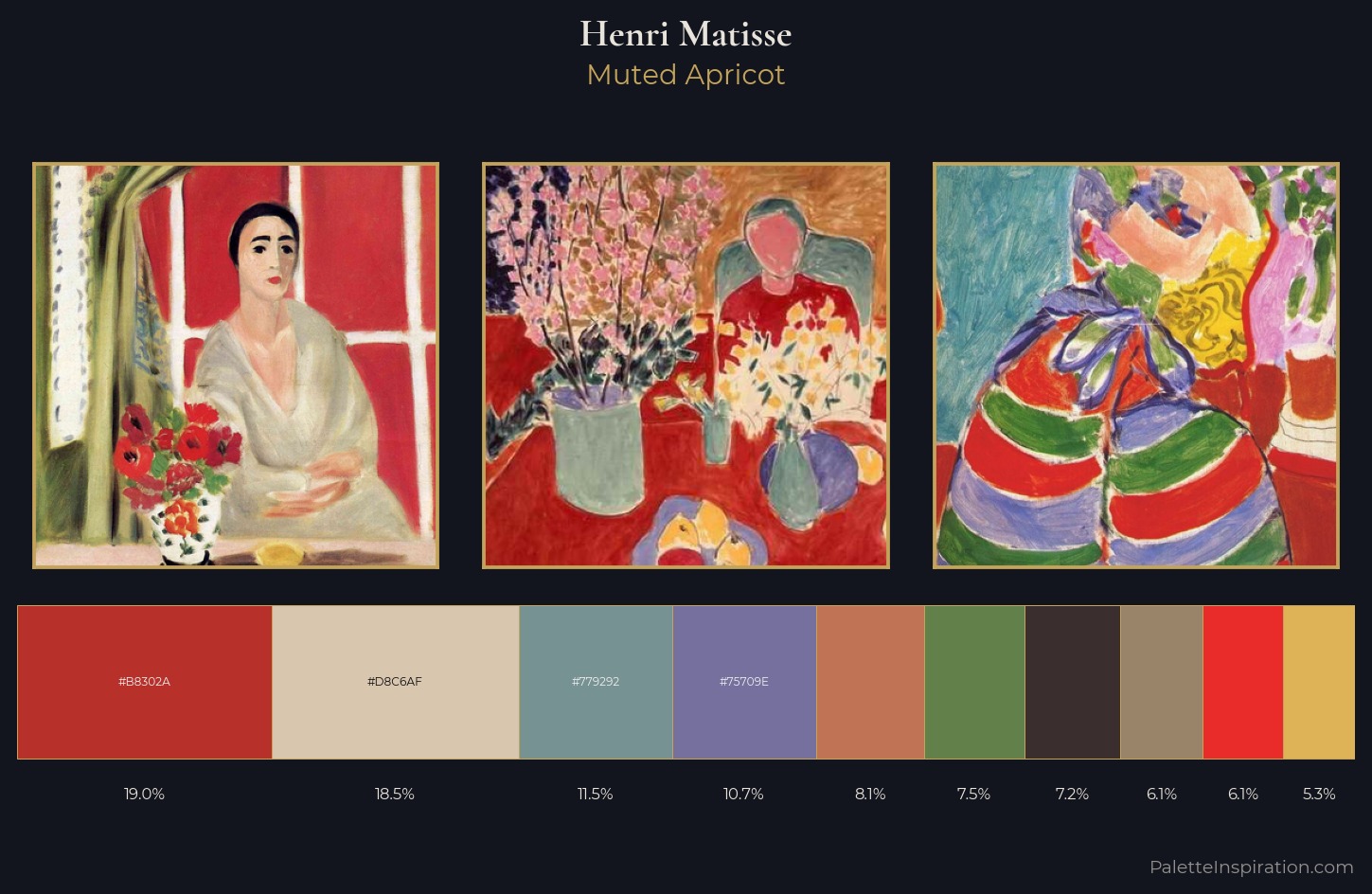 Henri Matisse Palette 16 — Muted Apricot