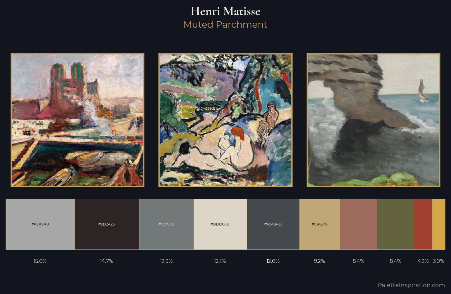 Henri Matisse Palette 18 — Muted Parchment