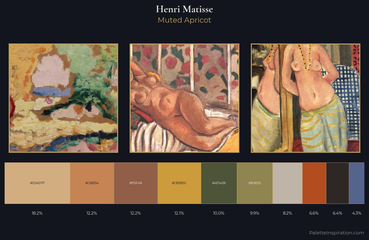 Henri Matisse Palette 19 — Muted Apricot
