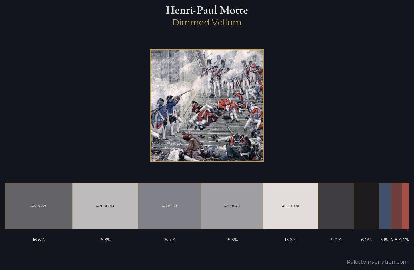 Henri-Paul Motte Palette 3 — Dimmed Vellum