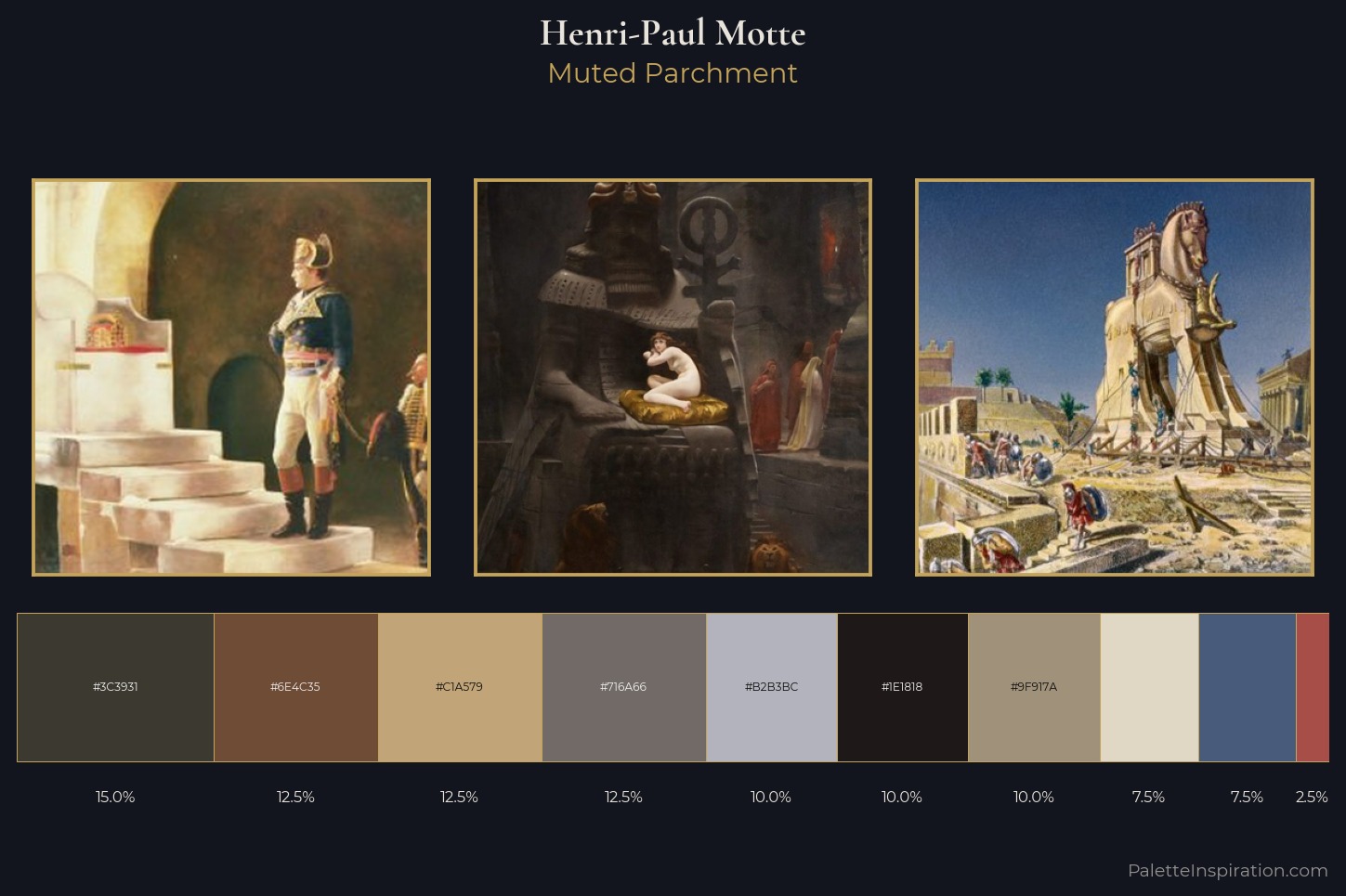 Henri-Paul Motte Master Palette — Muted Parchment