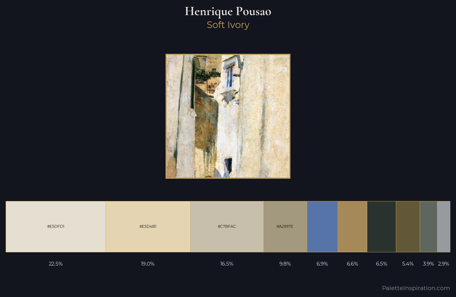 Henrique Pousao Palette 1 — Soft Ivory