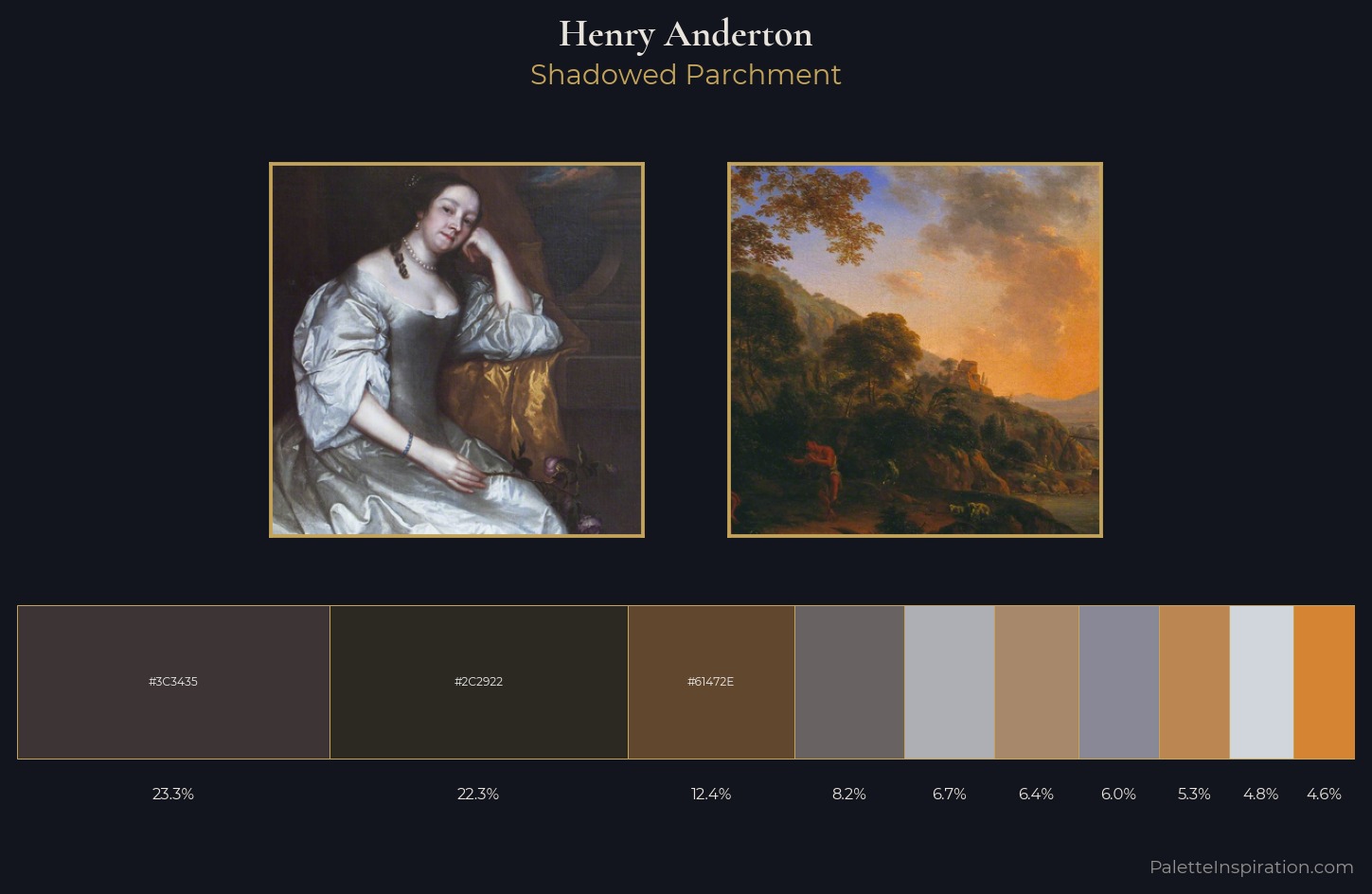 Henry Anderton Palette 1 — Shadowed Parchment