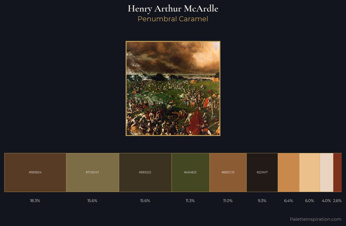 Henry Arthur McArdle Palette 2 — Penumbral Caramel