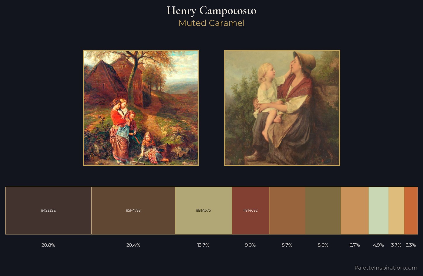 Henry Campotosto Palette 1 — Muted Caramel