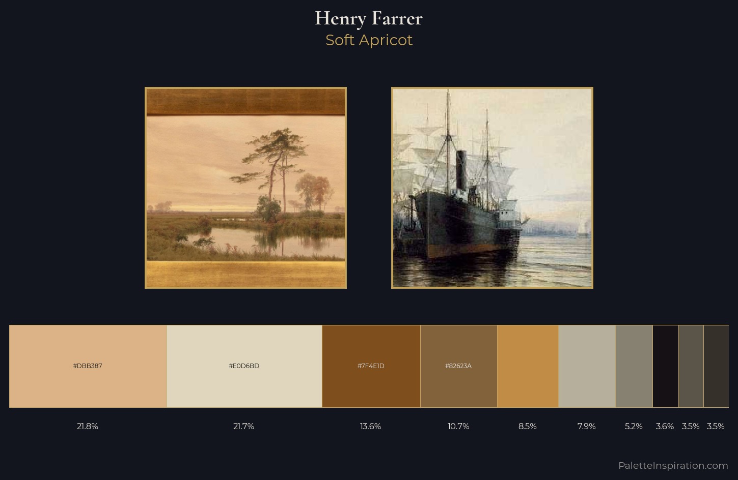 Henry Farrer Palette 2 — Soft Apricot
