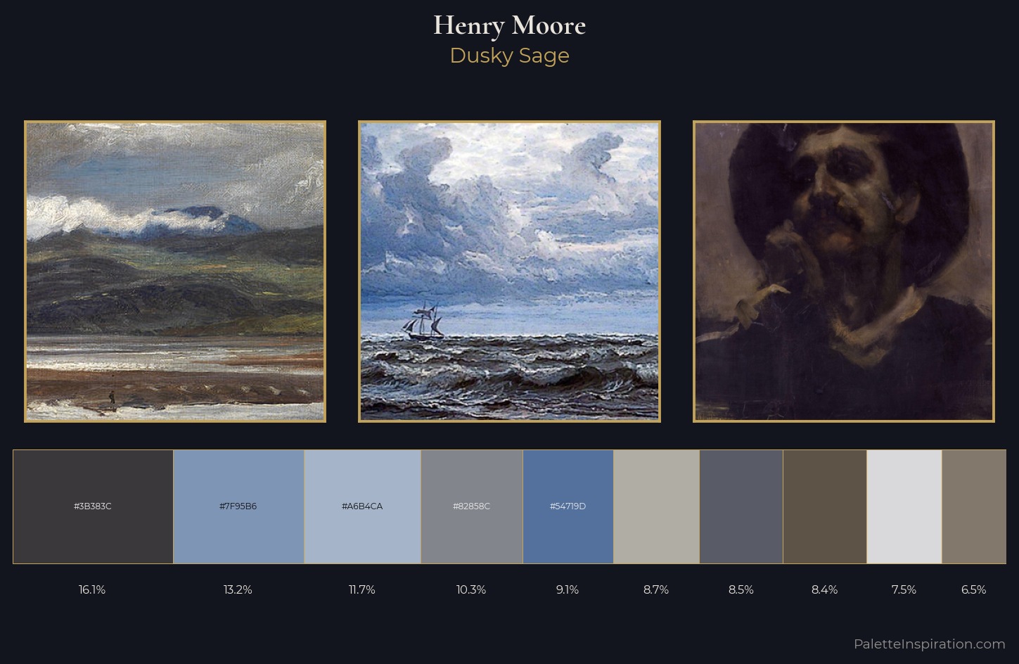 Henry Moore Palette 3 — Dusky Sage