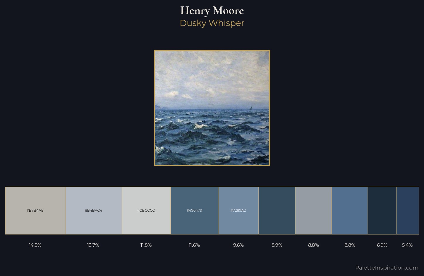Henry Moore Palette 4 — Dusky Whisper