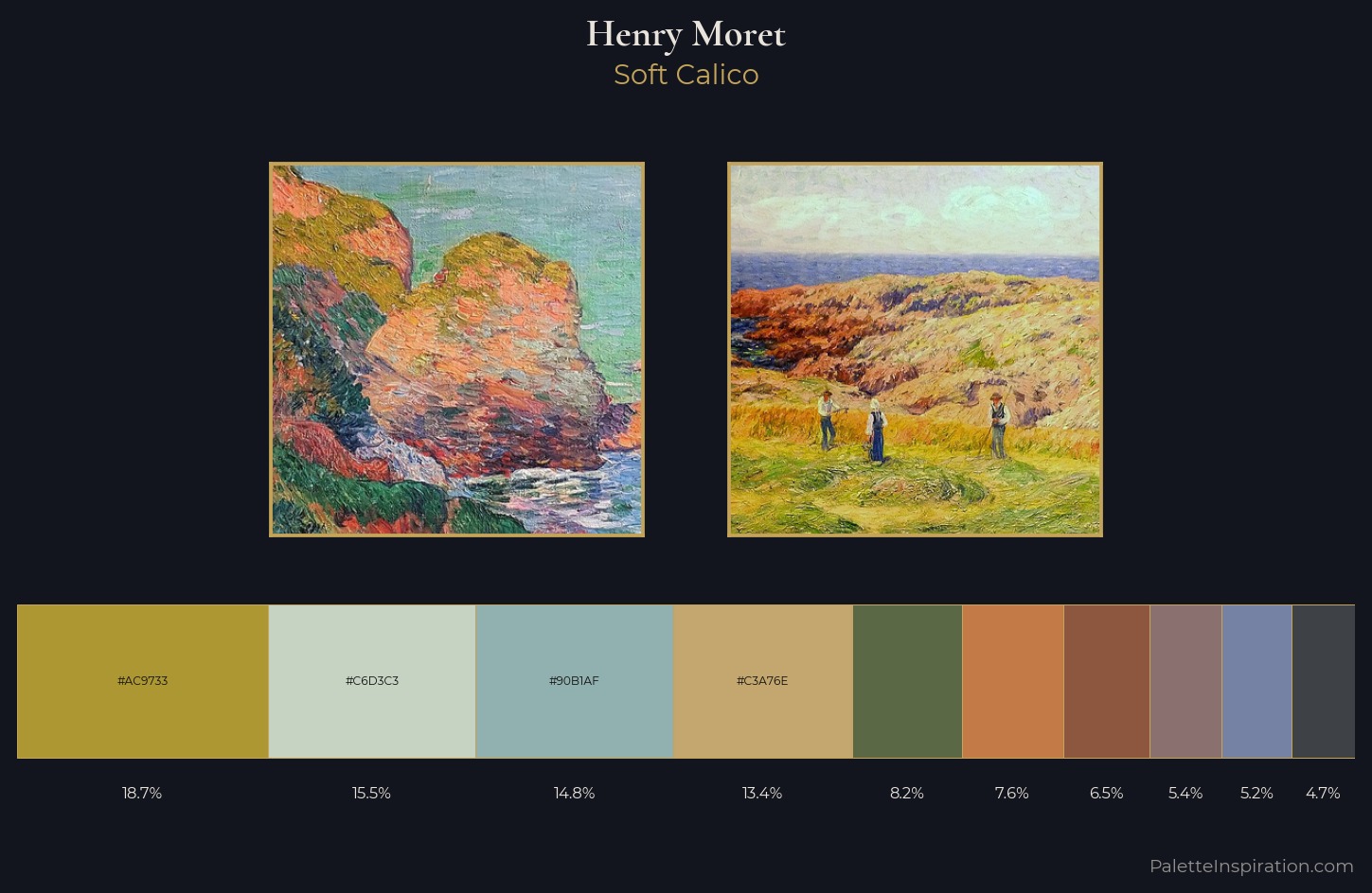 Henry Moret Palette 2 — Soft Calico