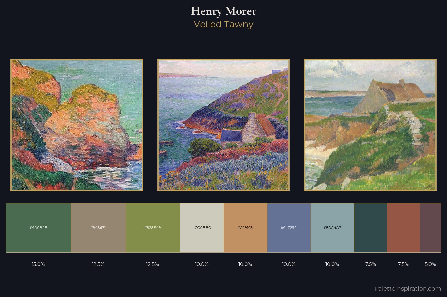 Henry Moret Master Palette — Veiled Tawny