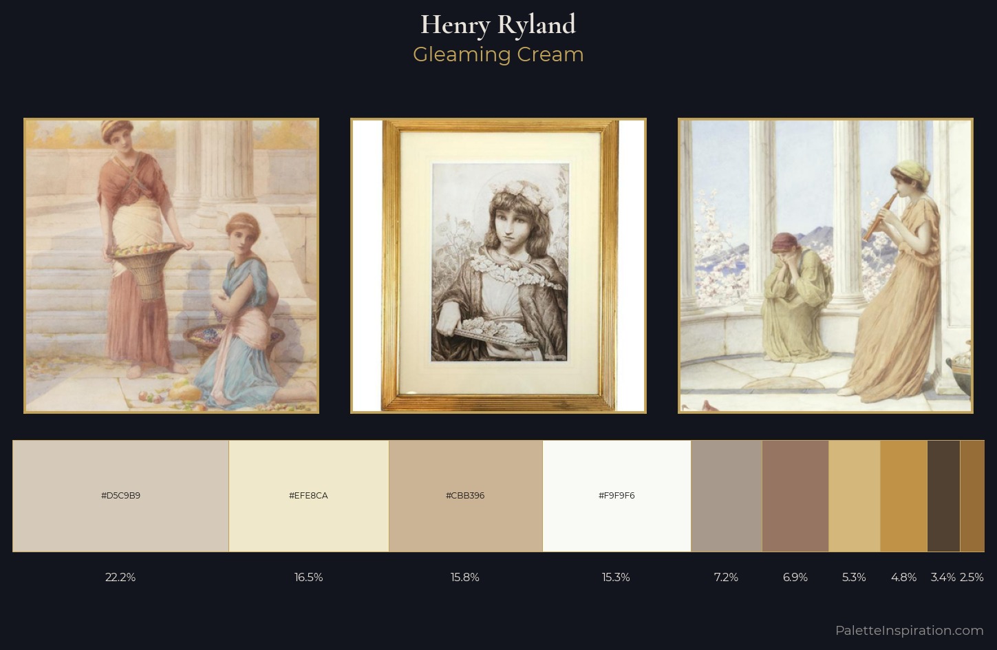 Henry Ryland Palette 1 — Gleaming Cream