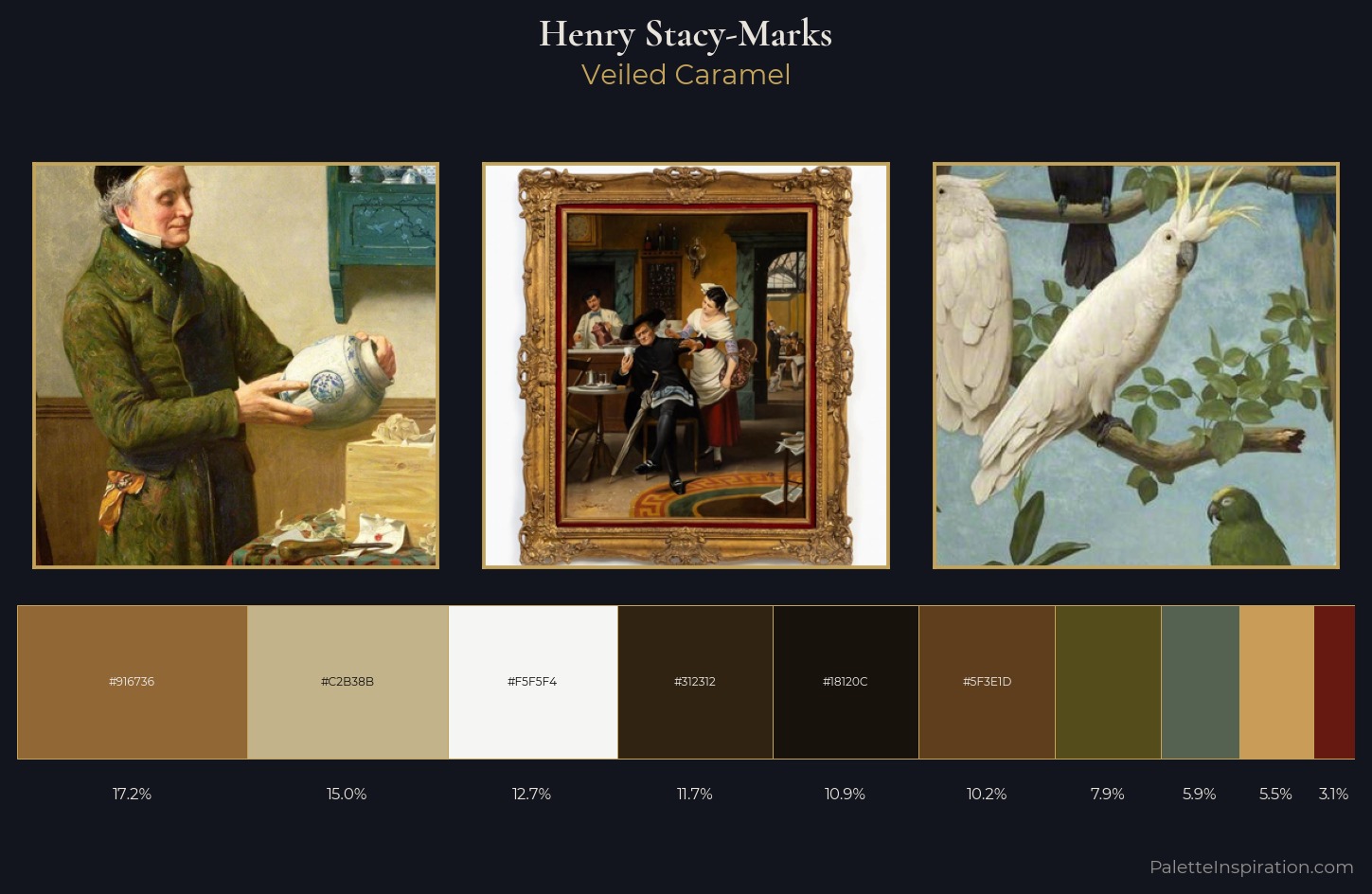 Henry Stacy-Marks Palette 4 — Veiled Caramel