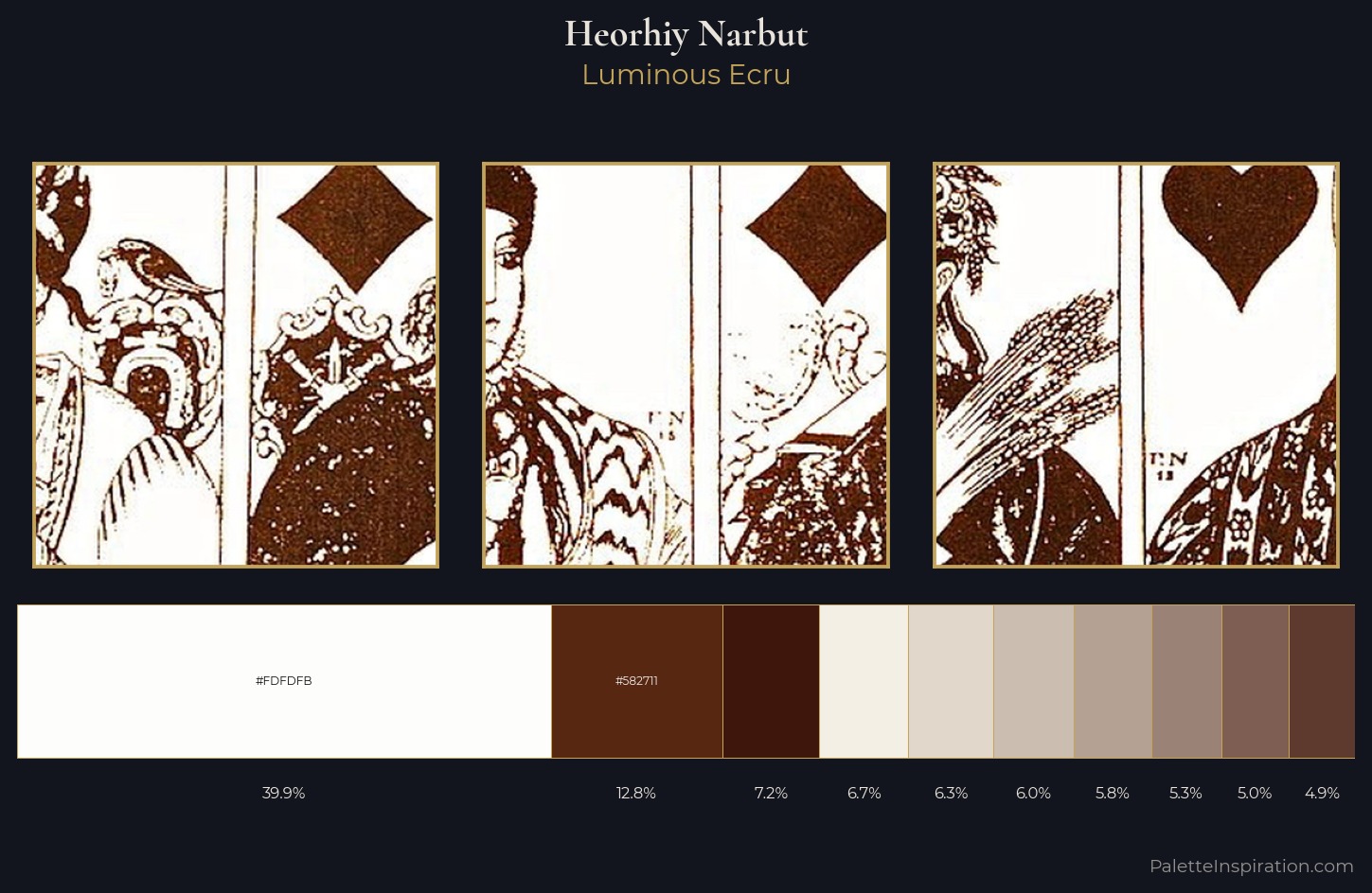 Heorhiy Narbut Palette 6 — Luminous Ecru