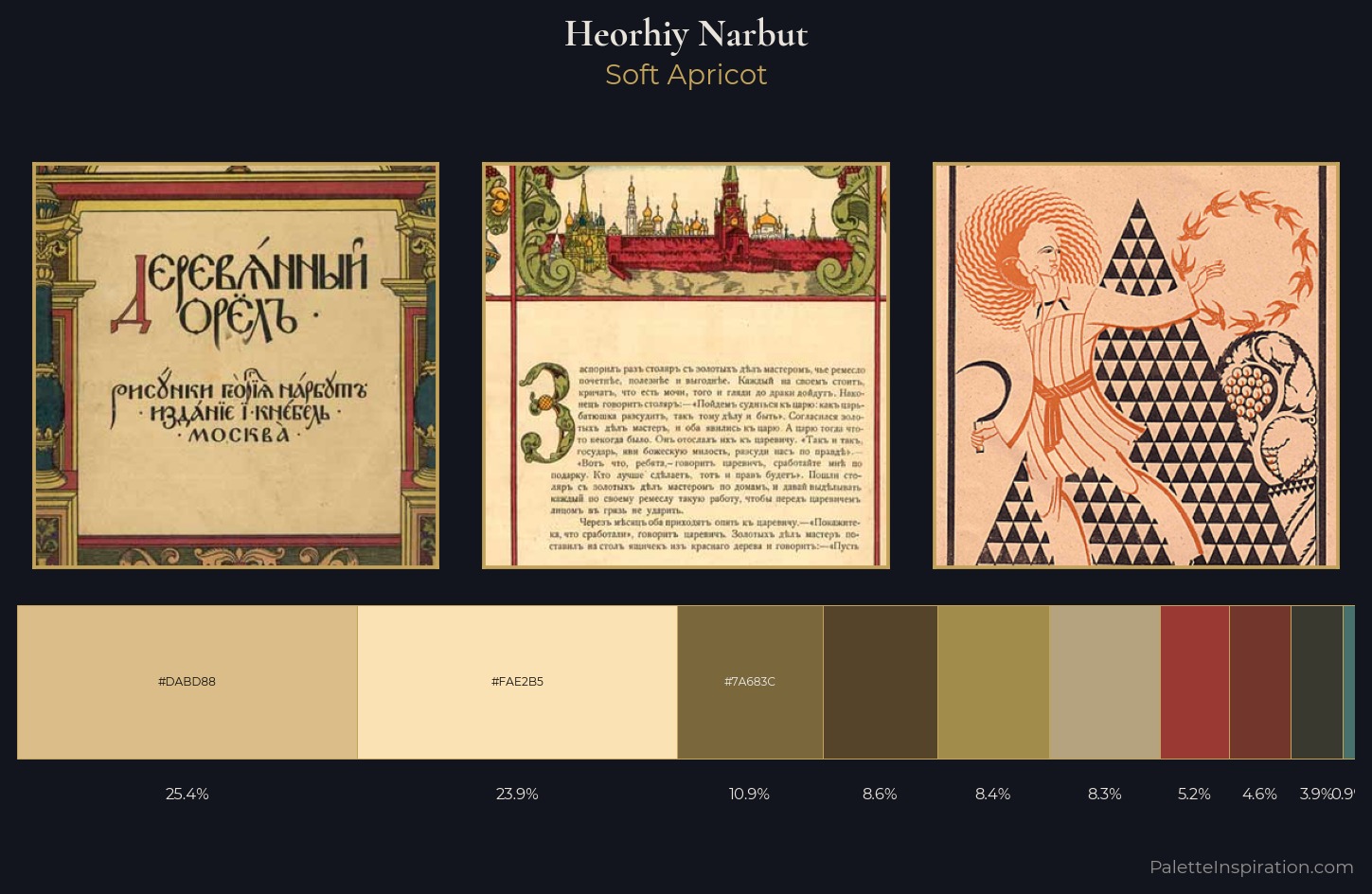 Heorhiy Narbut Palette 10 — Soft Apricot