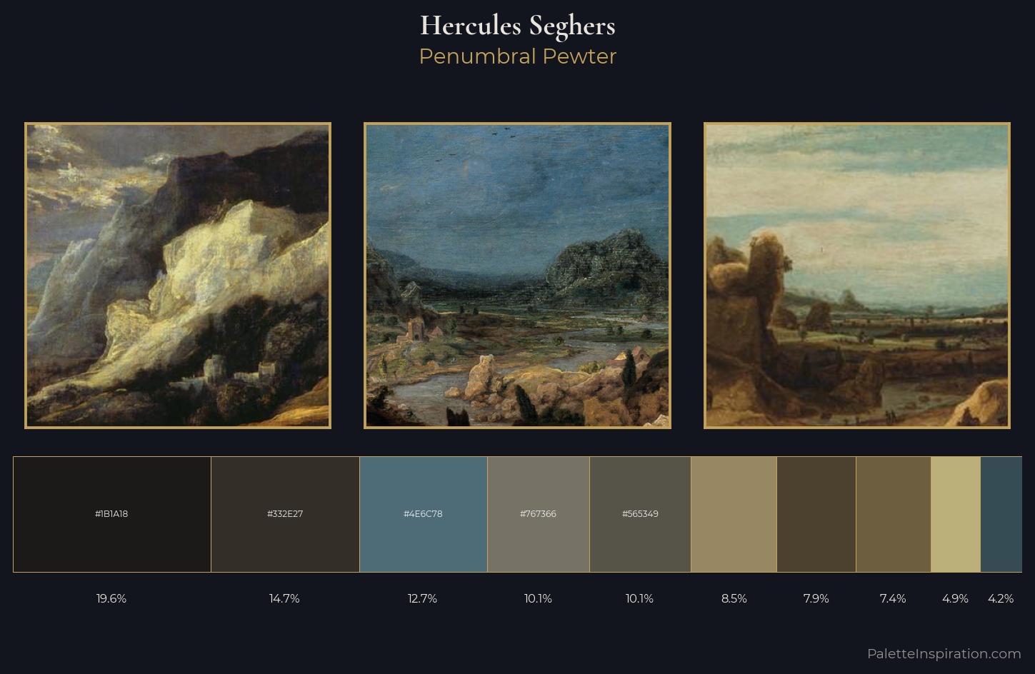 Hercules Seghers Palette 5 — Penumbral Pewter