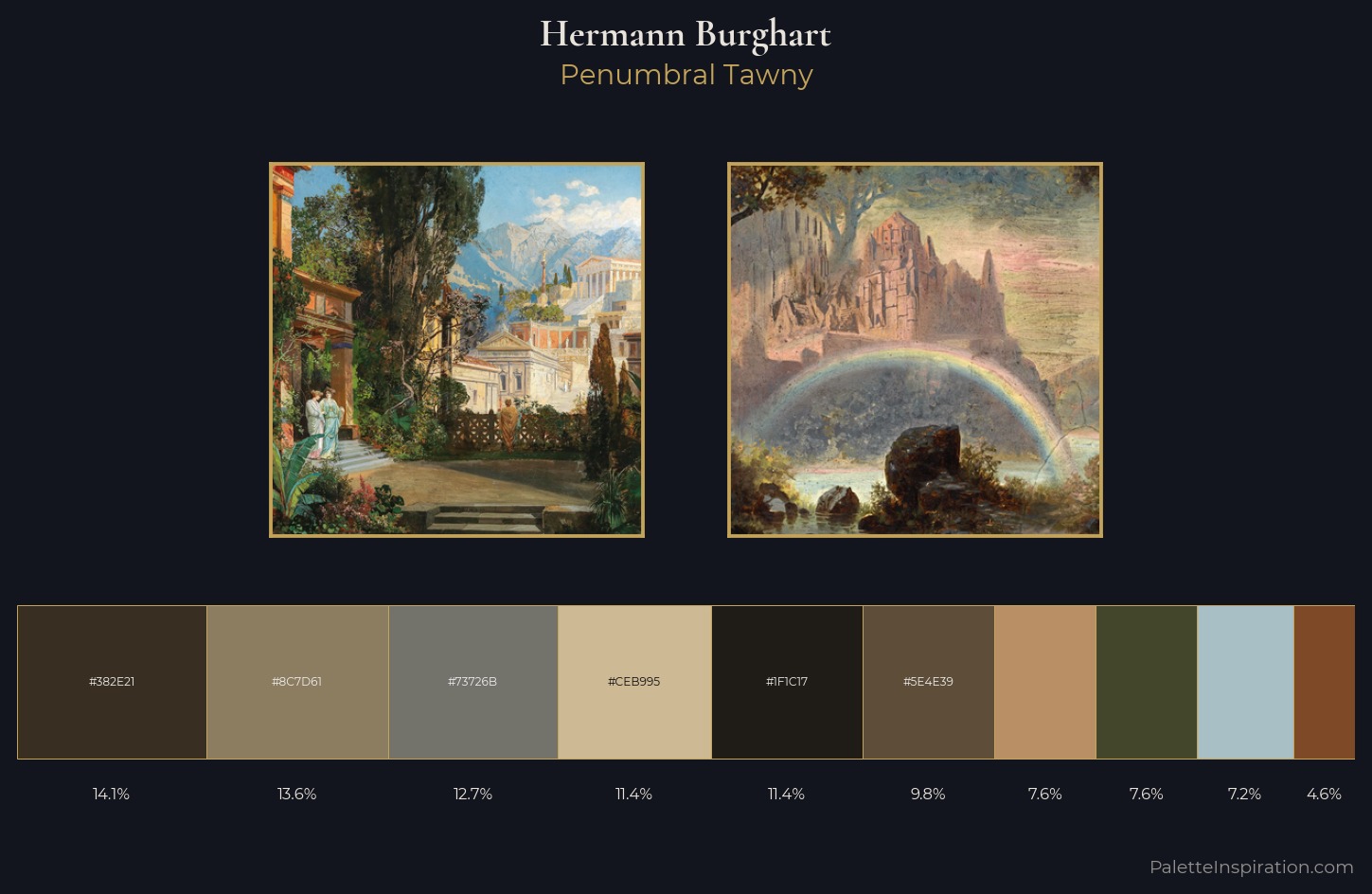 Hermann Burghart Palette 1 — Penumbral Tawny