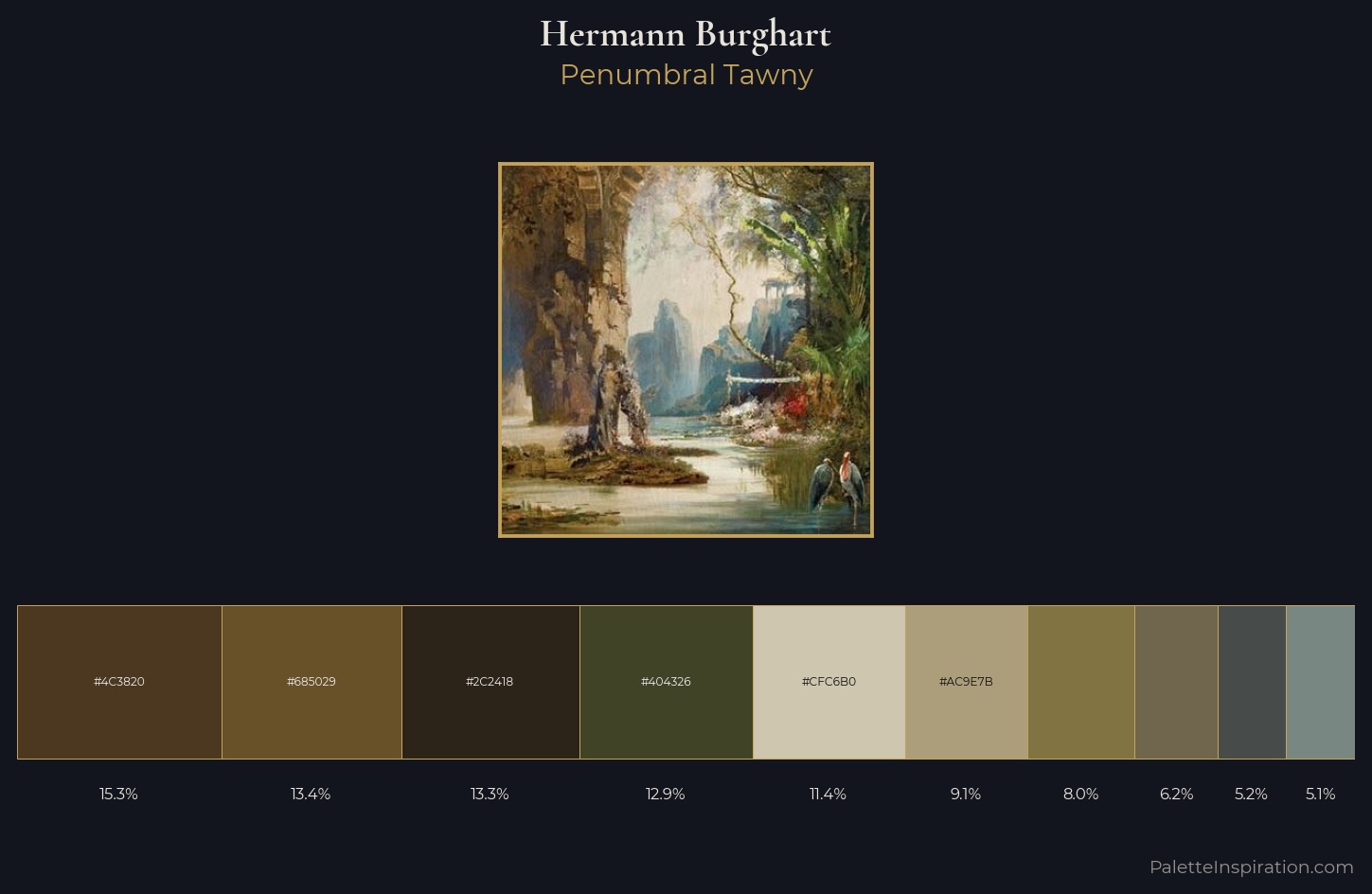 Hermann Burghart Palette 2 — Penumbral Tawny