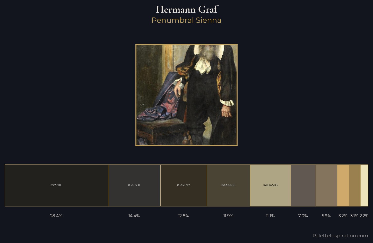 Hermann Graf Palette 1 — Penumbral Sienna