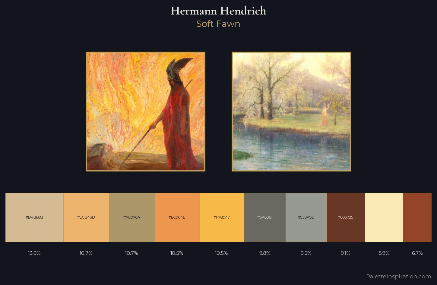 Hermann Hendrich Palette 1 — Soft Fawn