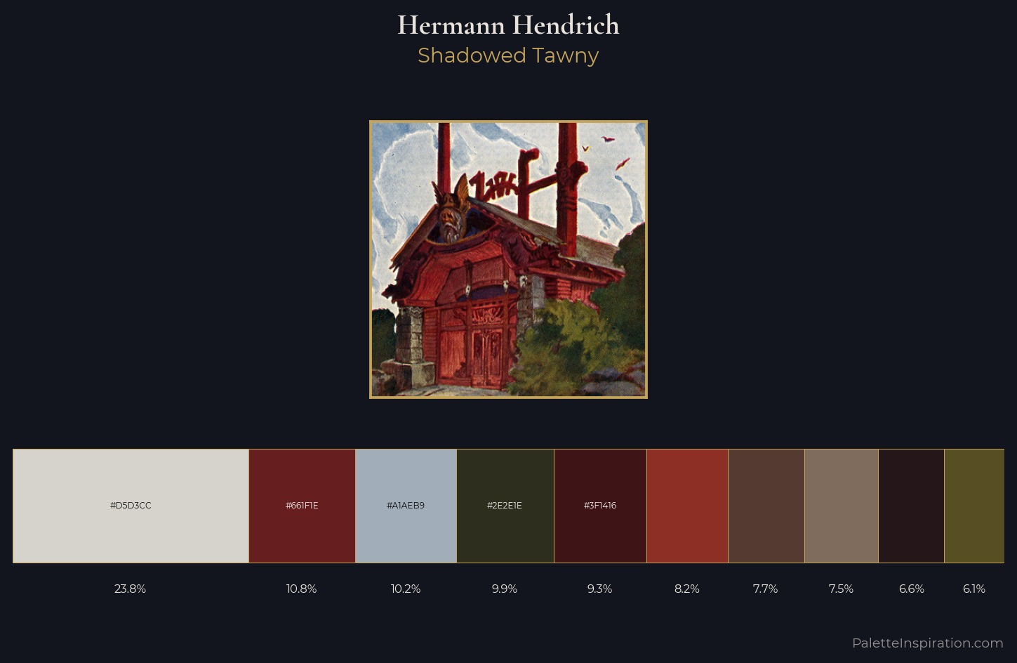 Hermann Hendrich Palette 3 — Shadowed Tawny