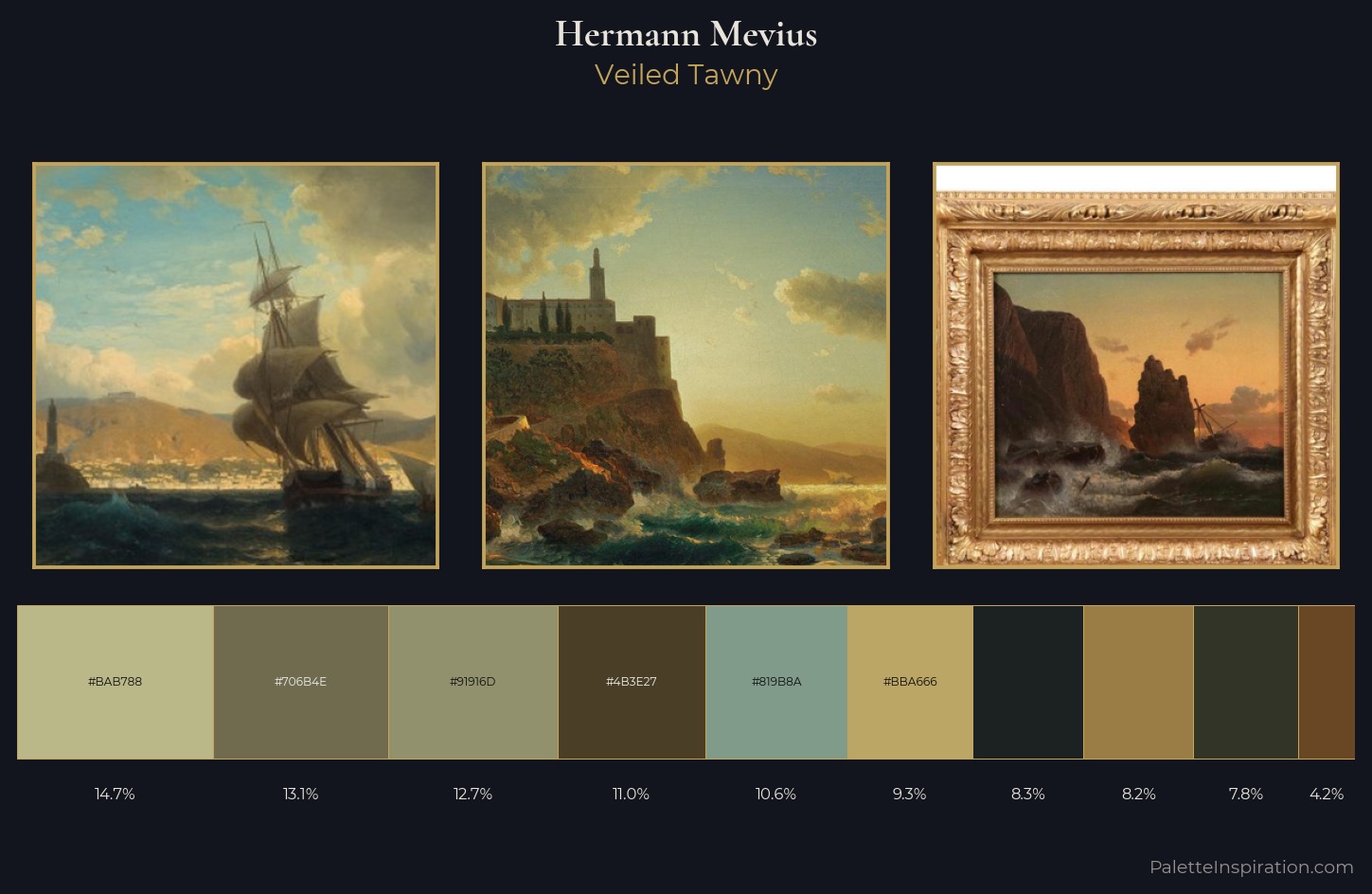 Hermann Mevius Palette 4 — Veiled Tawny