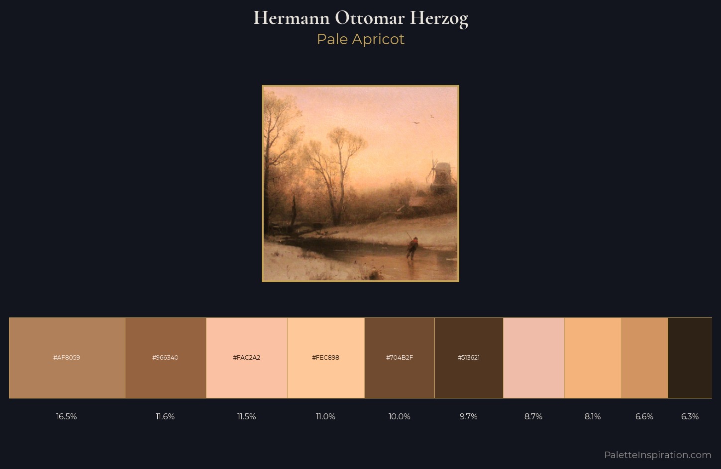 Hermann Ottomar Herzog Palette 2 — Pale Apricot