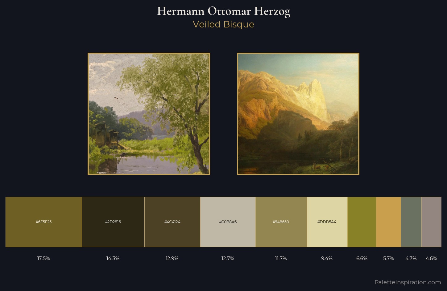 Hermann Ottomar Herzog Palette 3 — Veiled Bisque