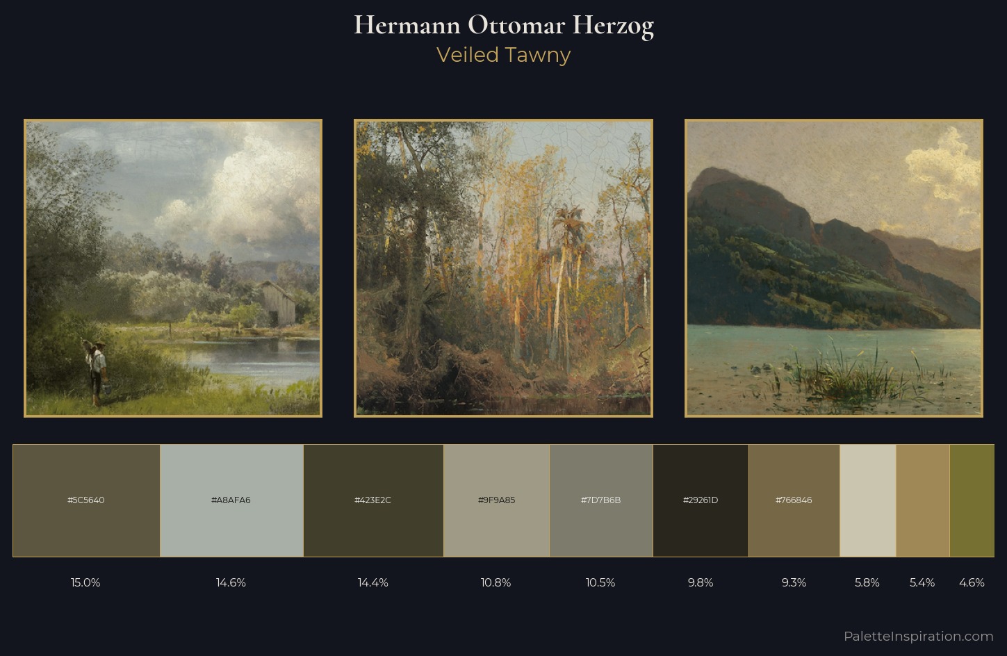 Hermann Ottomar Herzog Palette 4 — Veiled Tawny