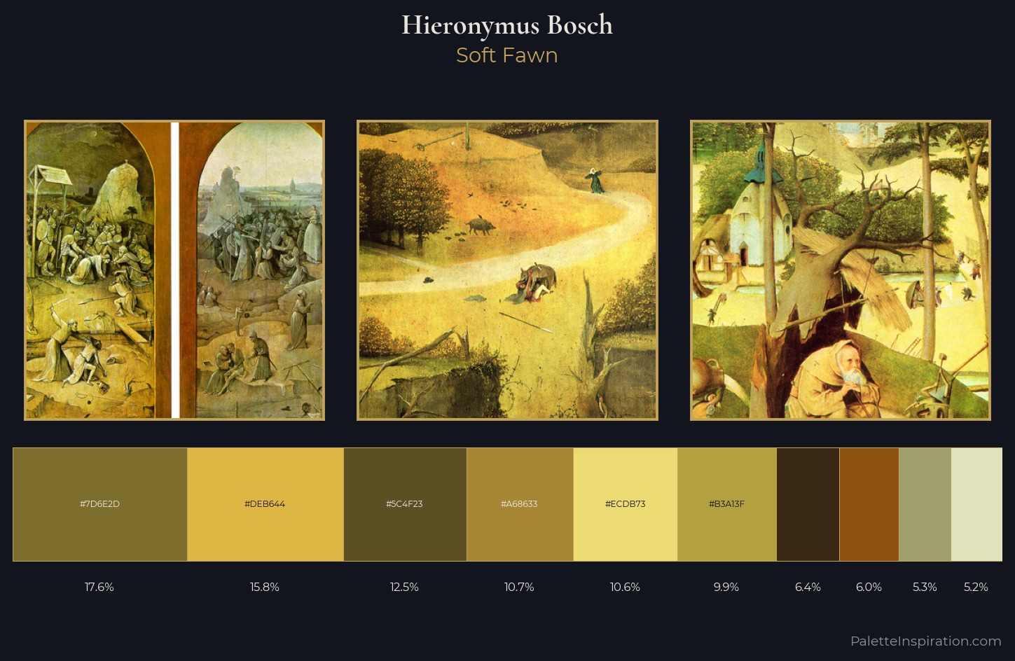 Hieronymus Bosch Palette 2 — Soft Fawn