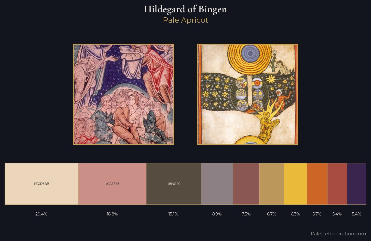 Hildegard of Bingen Palette 2 — Pale Apricot
