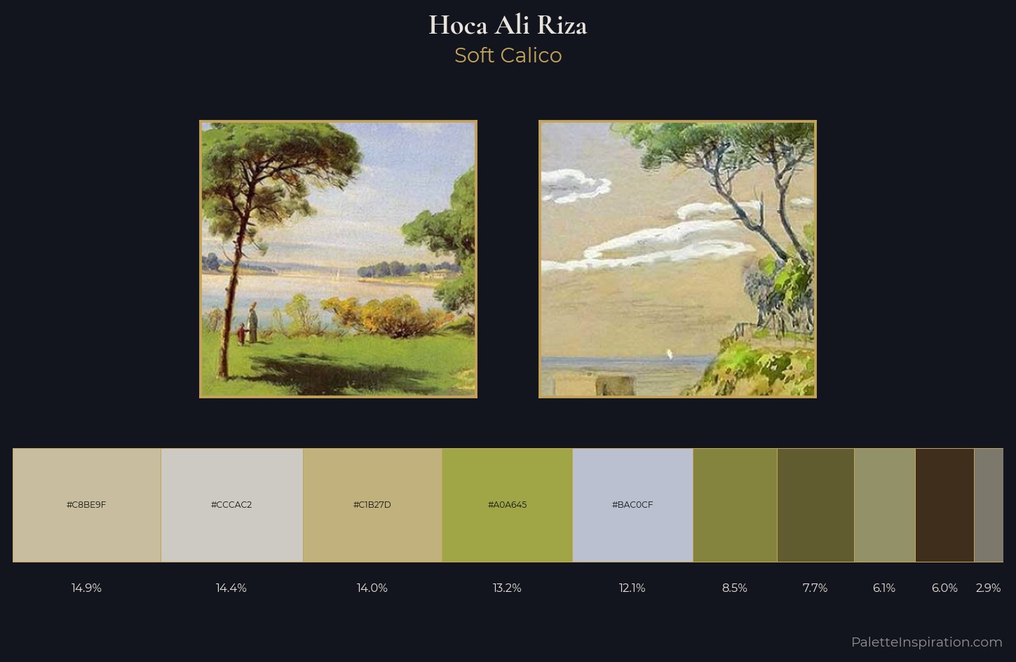 Hoca Ali Riza Palette 2 — Soft Calico