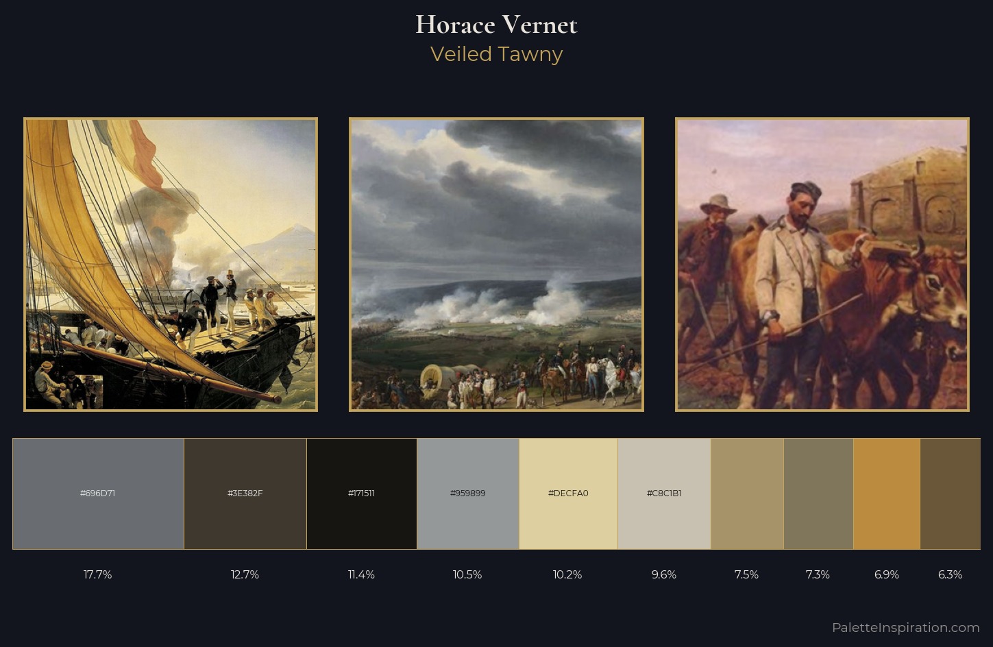 Horace Vernet Palette 3 — Veiled Tawny