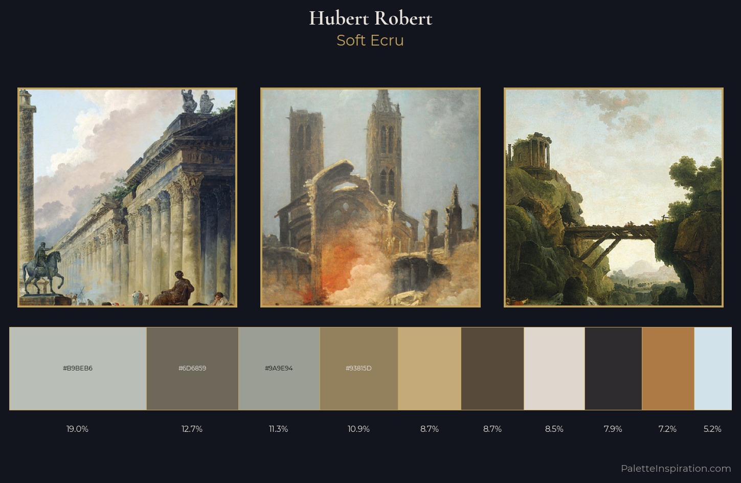 Hubert Robert Palette 1 — Soft Ecru