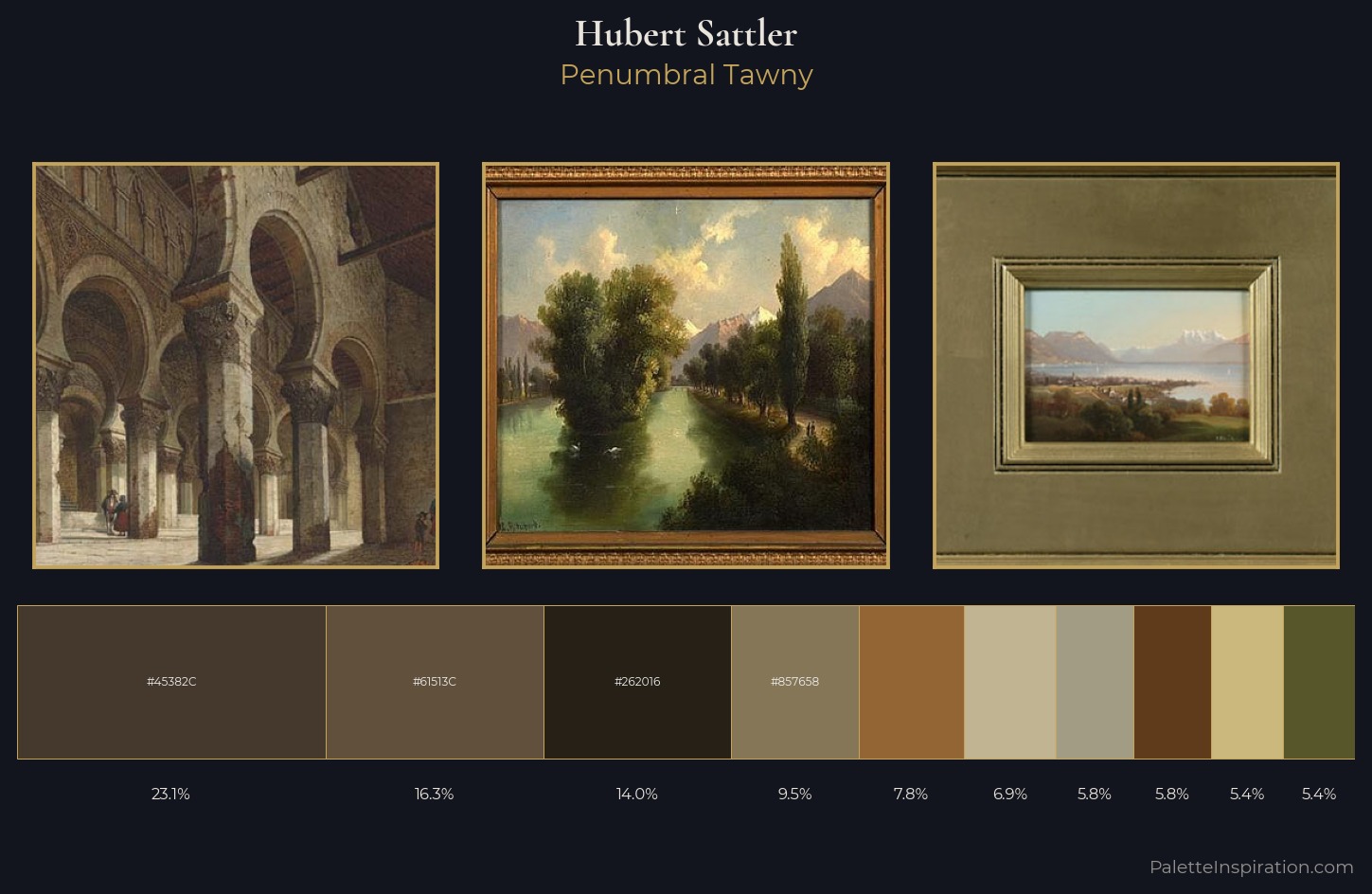 Hubert Sattler Palette 3 — Penumbral Tawny