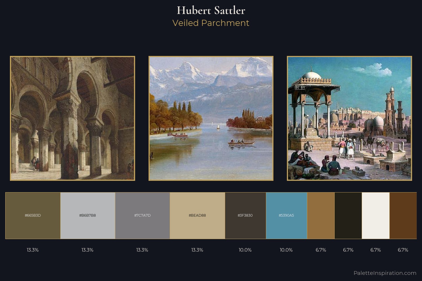Hubert Sattler Master Palette — Veiled Parchment