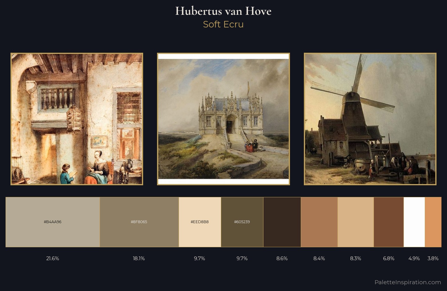 Hubertus van Hove Palette 1 — Soft Ecru