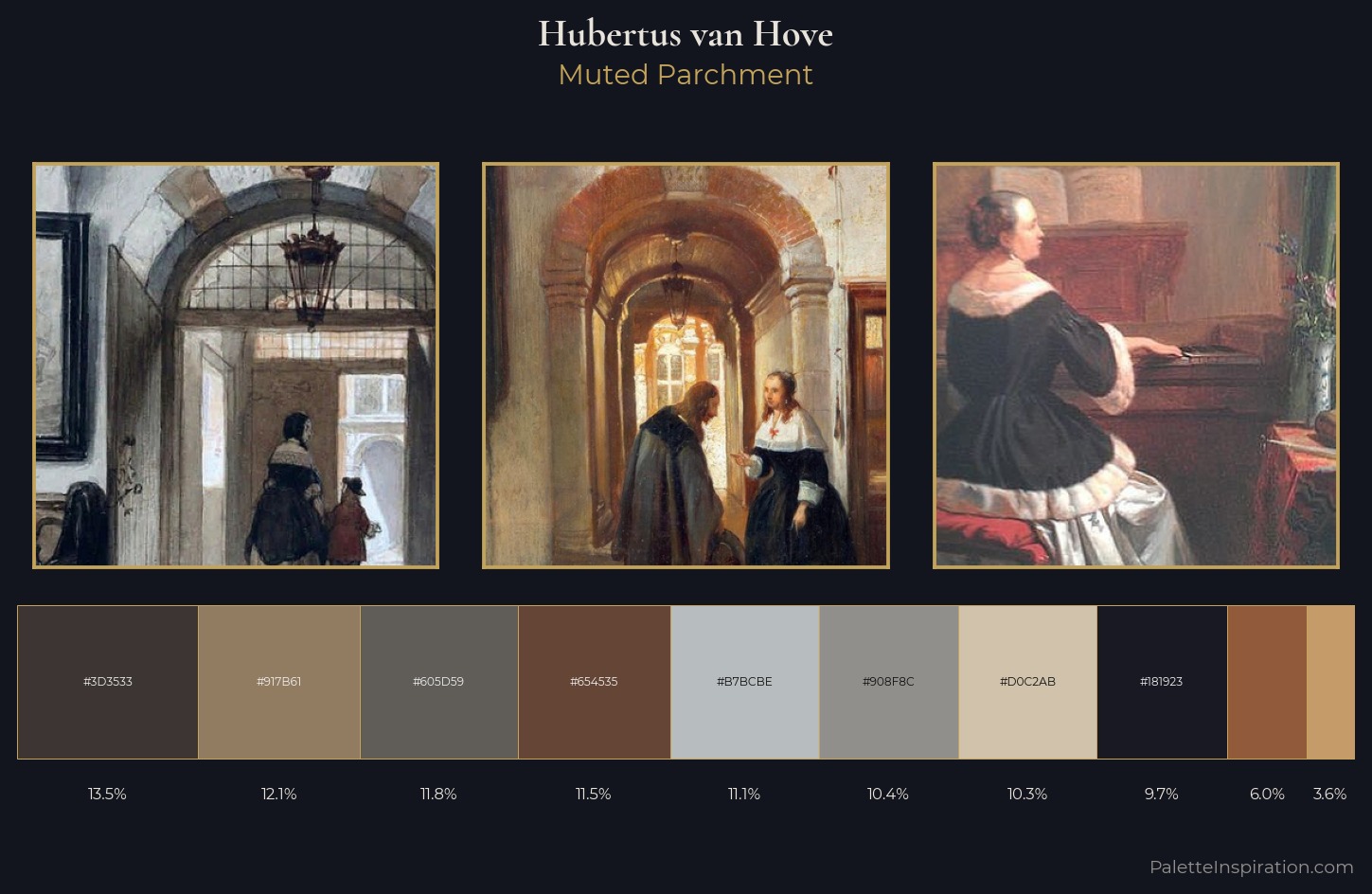 Hubertus van Hove Palette 2 — Muted Parchment