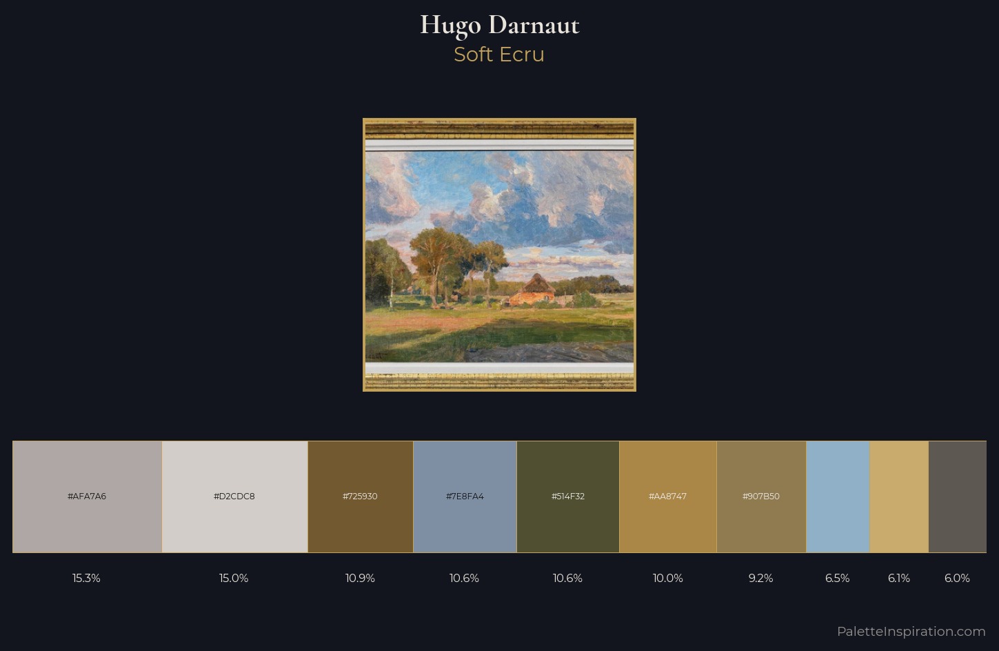 Hugo Darnaut Palette 1 — Soft Ecru