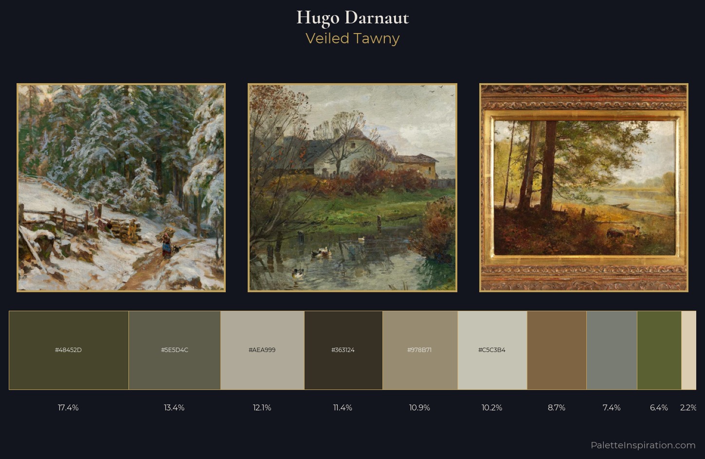 Hugo Darnaut Palette 2 — Veiled Tawny