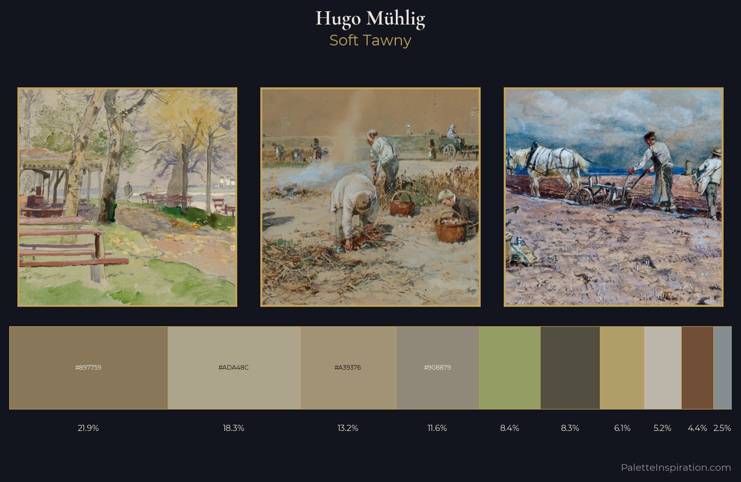 Hugo Mühlig Palette 1 — Soft Tawny