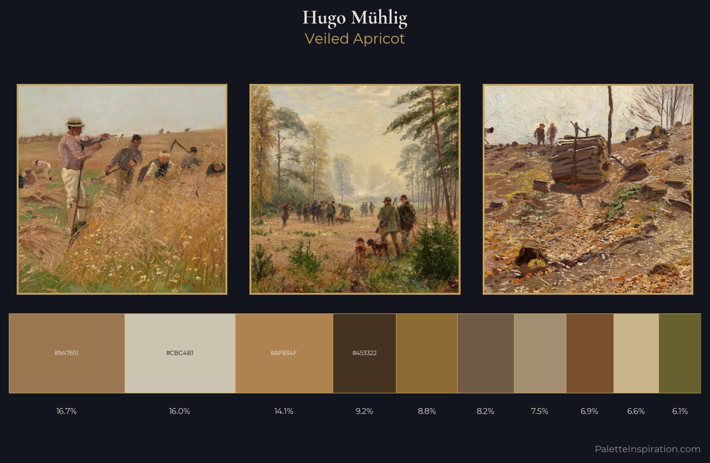 Hugo Mühlig Palette 5 — Veiled Apricot