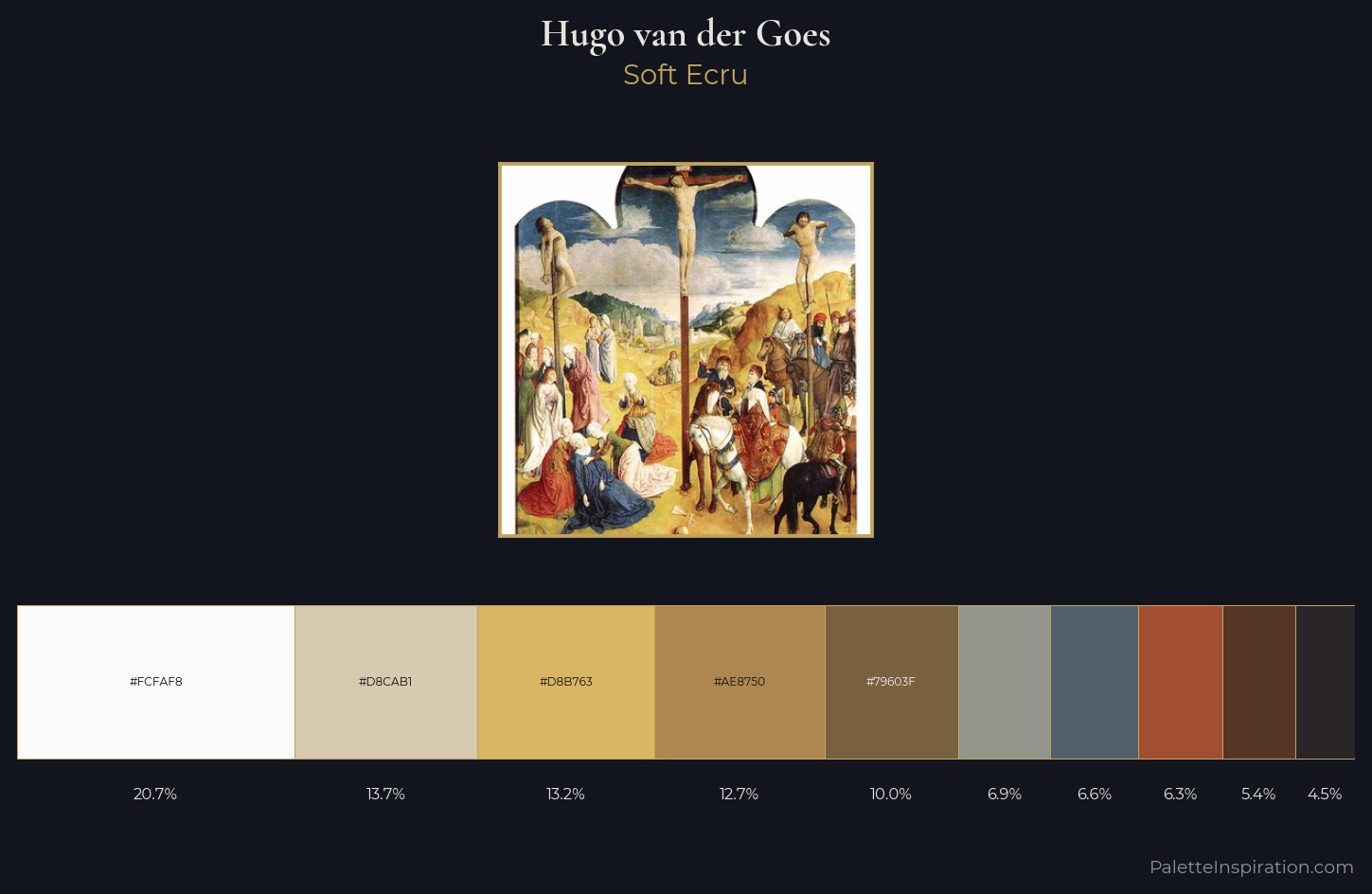 Hugo van der Goes Palette 1 — Soft Ecru