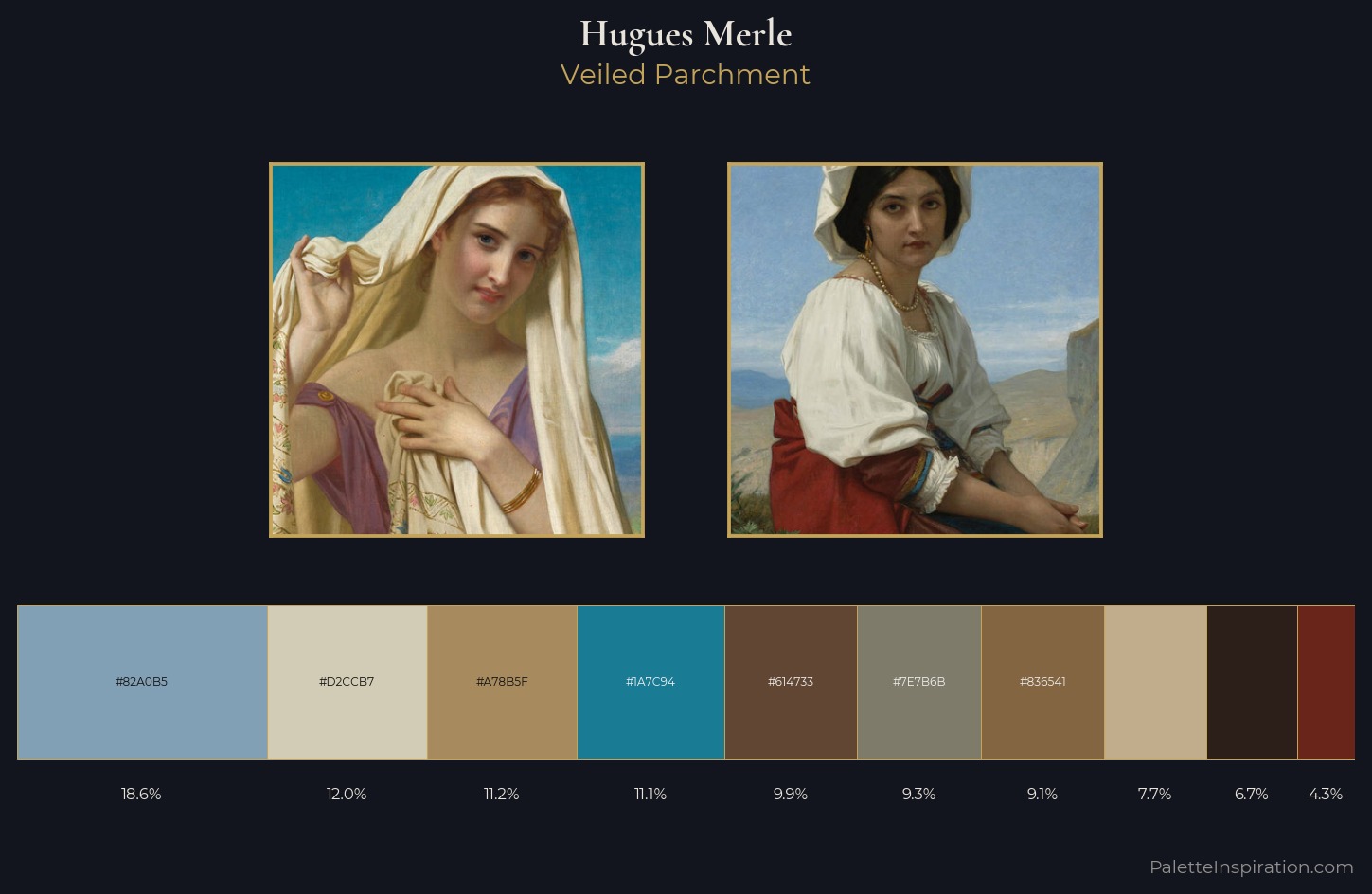 Hugues Merle Palette 1 — Veiled Parchment