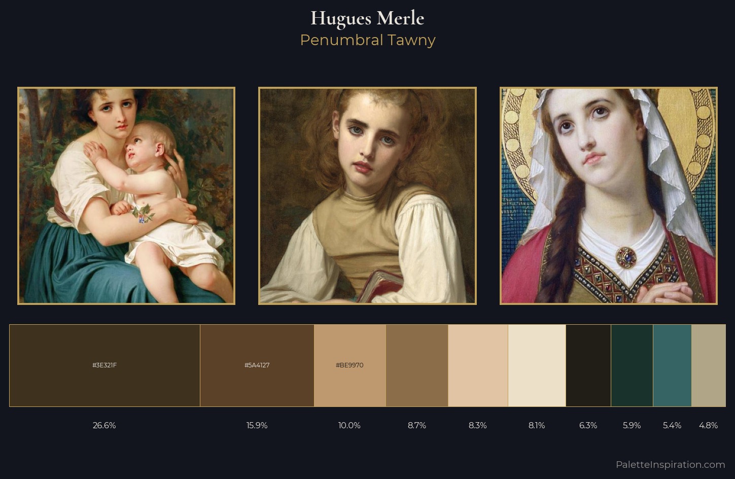 Hugues Merle Palette 2 — Penumbral Tawny