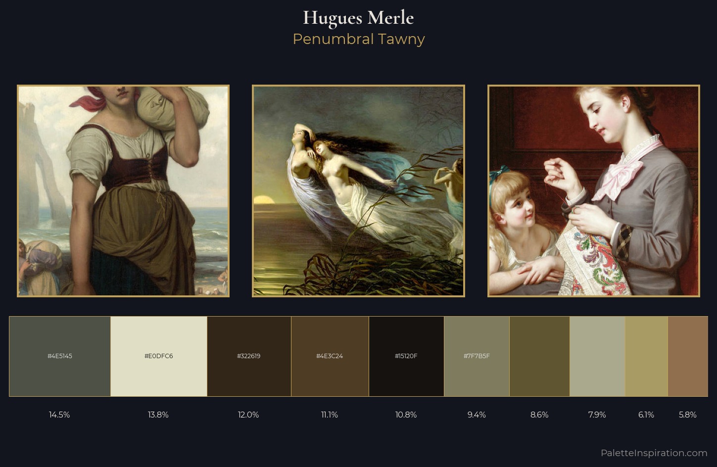 Hugues Merle Palette 3 — Penumbral Tawny