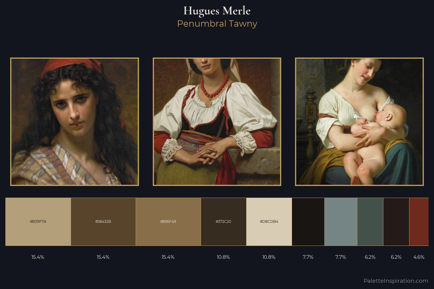 Hugues Merle Master Palette — Penumbral Tawny