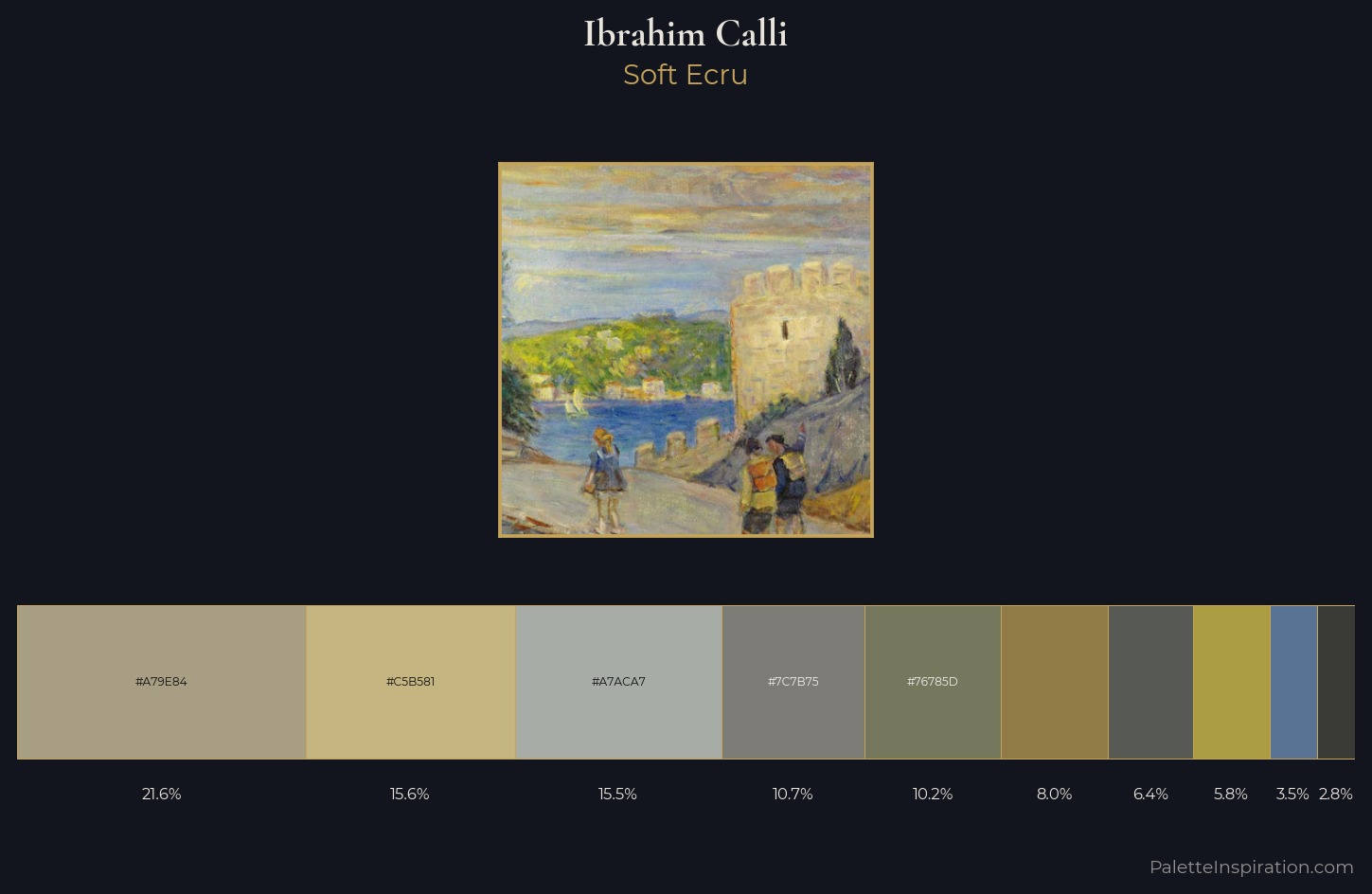Ibrahim Calli Palette 2 — Soft Ecru